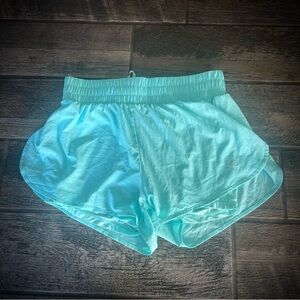 Halmont Light teal Athletic Shorts with inner layer M